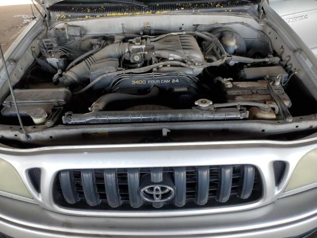 5TEGN92N64Z306168 - 2004 TOYOTA TACOMA DOUBLE CAB PRERUNNER SILVER photo 11