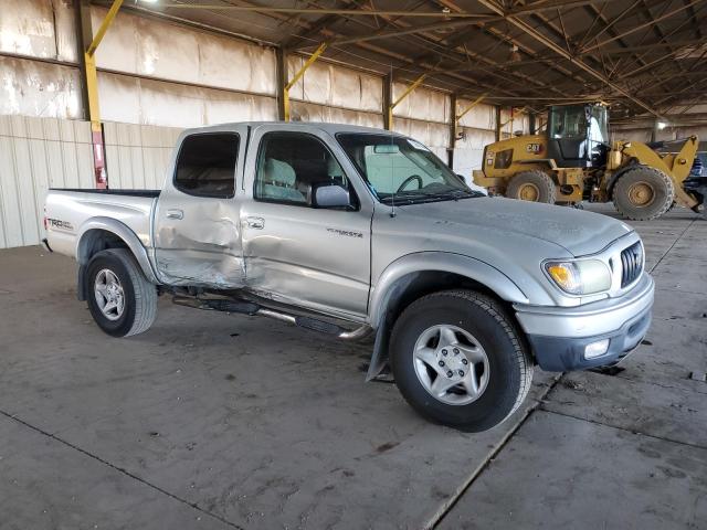 5TEGN92N64Z306168 - 2004 TOYOTA TACOMA DOUBLE CAB PRERUNNER SILVER photo 4