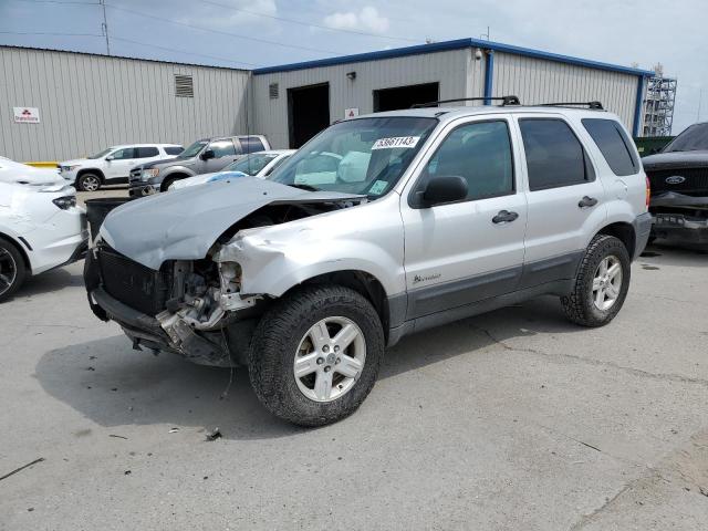 1FMYU95HX6KD19859 - 2006 FORD ESCAPE HEV SILVER photo 1