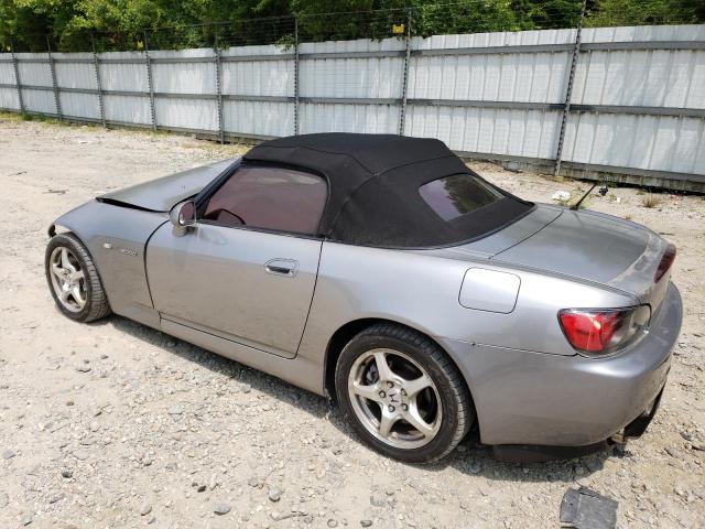 JHMAP114X1T004613 - 2001 HONDA S2000 SILVER photo 2