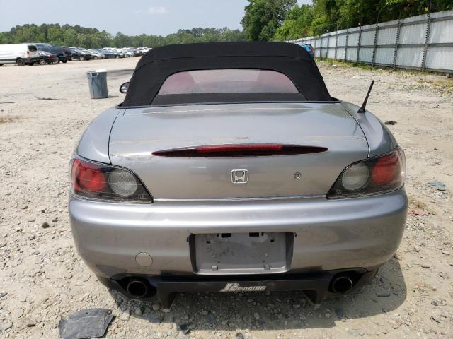 JHMAP114X1T004613 - 2001 HONDA S2000 SILVER photo 6