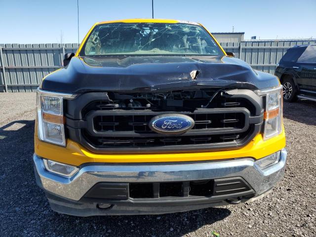 1FTFW1E52MKD34527 - 2021 FORD F150 SUPERCREW YELLOW photo 5