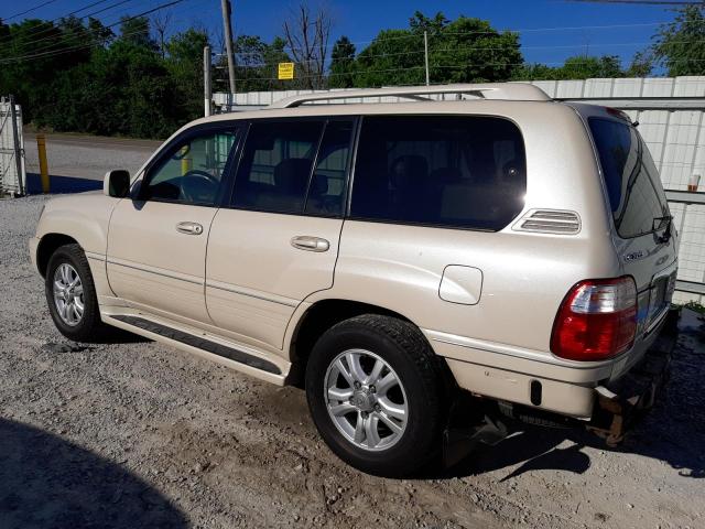 JTJHT00W854001506 - 2005 LEXUS LX AWD 470 BEIGE photo 2