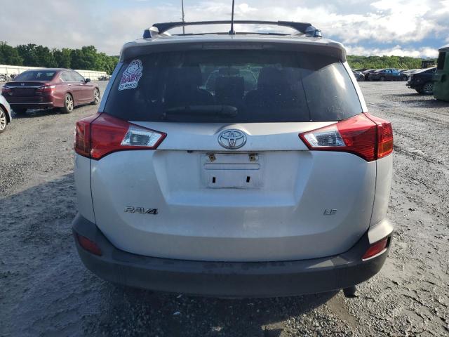 JTMZFREV4DD020829 - 2013 TOYOTA RAV4 LE SILVER photo 6