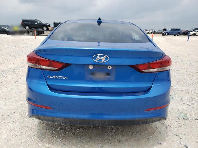 KMHD84LF0HU243244 - 2017 HYUNDAI ELANTRA SE BLUE photo 6