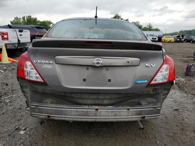 3N1CN7AP1FL843657 - 2015 NISSAN VERSA S GRAY photo 6