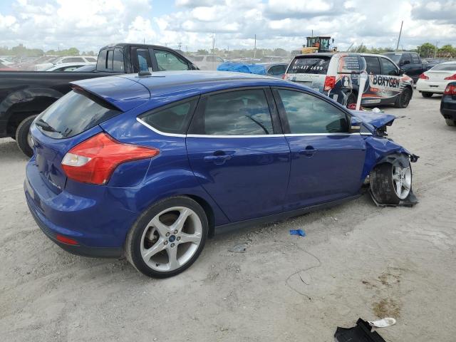 1FAHP3N22CL352743 - 2012 FORD FOCUS TITANIUM BLUE photo 3