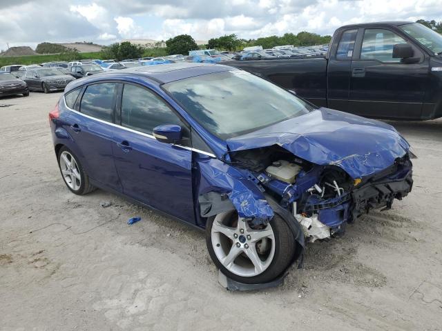 1FAHP3N22CL352743 - 2012 FORD FOCUS TITANIUM BLUE photo 4