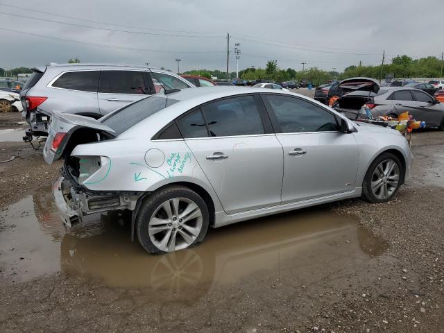 1G1PG5SB2F7250581 - 2015 CHEVROLET CRUZE LTZ SILVER photo 3