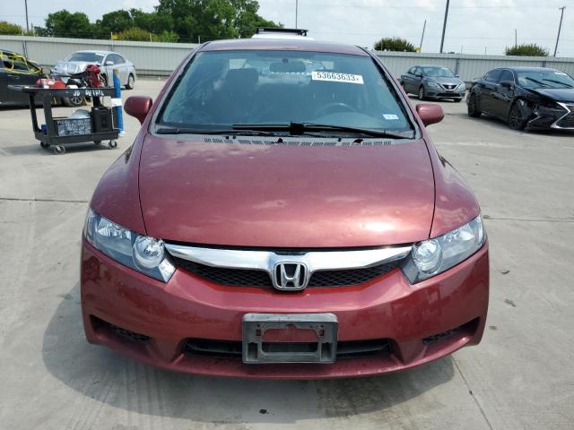19XFA1F69AE084689 - 2010 HONDA CIVIC LX-S Rouge photo 5