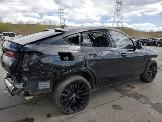 5UXCY6C0XN9N23757 - 2022 BMW X6 XDRIVE40I Սև լուսանկար 3