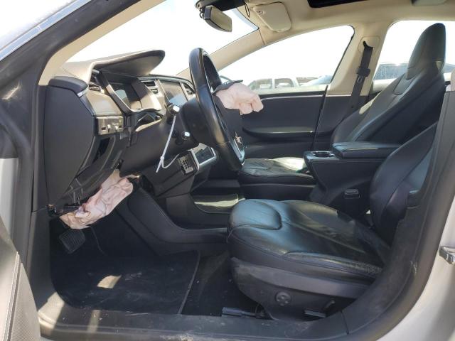 5YJSA1H11EFP53800 - 2014 TESLA MODEL S Gümüş foto 7