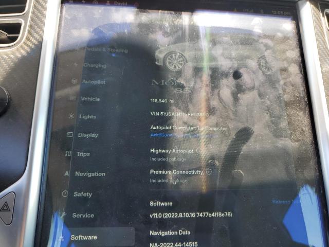 5YJSA1H11EFP53800 - 2014 TESLA MODEL S Gümüş foto 9