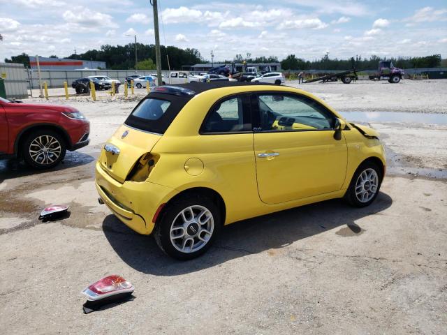 3C3CFFDR1CT386012 - 2012 FIAT 500 POP YELLOW photo 3