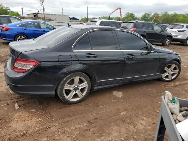 WDDGF8BB8BR159234 - 2011 MERCEDES-BENZ C 300 4MATIC BLACK photo 3