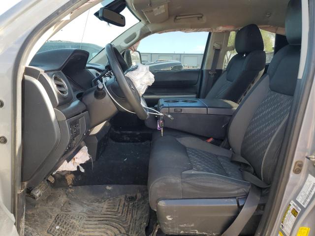5TFUY5F19KX801253 - 2019 TOYOTA TUNDRA DOUBLE CAB SR/SR5 GRAY photo 7