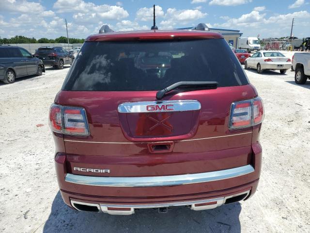 1GKKRTKD0GJ204001 - 2016 GMC ACADIA DENALI BURGUNDY photo 6