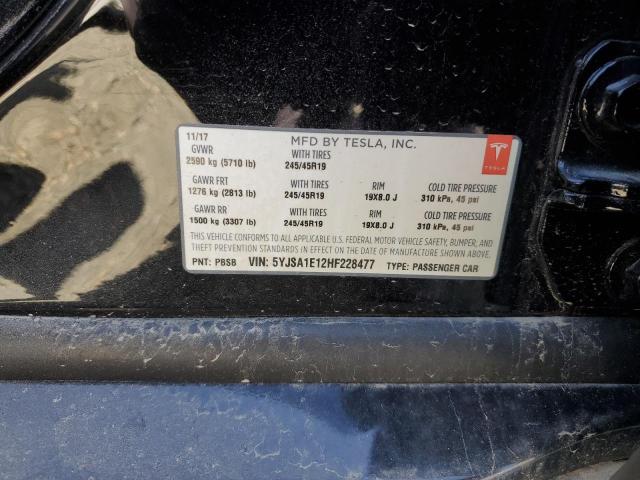 5YJSA1E12HF228477 - 2017 TESLA MODEL S Qara foto 13
