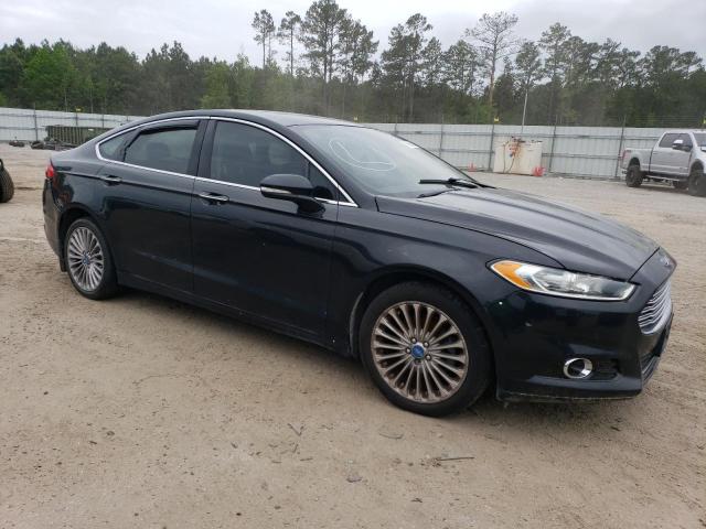 3FA6P0D98DR168642 - 2013 FORD FUSION TITANIUM BLACK photo 4