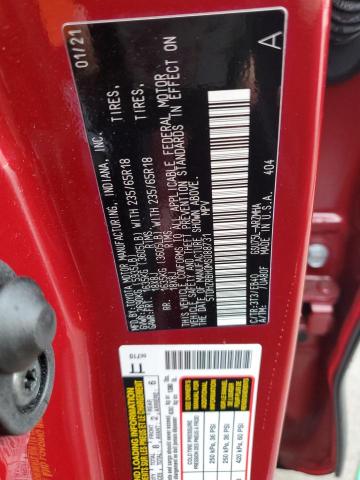 5TDHZRBH0MS088731 - 2021 TOYOTA HIGHLANDER XLE Bordo foto 13