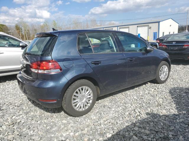 WVWDB7AJ9EW006850 - 2014 VOLKSWAGEN GOLF BLUE photo 3