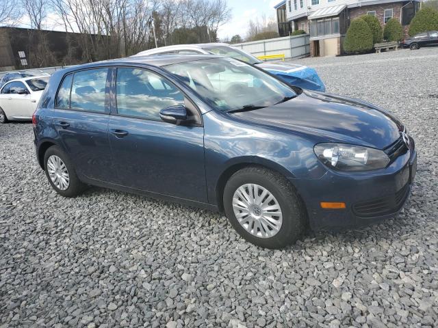 WVWDB7AJ9EW006850 - 2014 VOLKSWAGEN GOLF BLUE photo 4