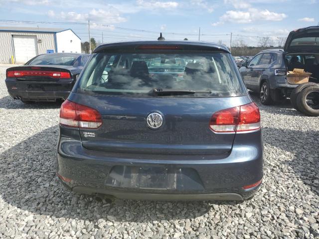 WVWDB7AJ9EW006850 - 2014 VOLKSWAGEN GOLF BLUE photo 6