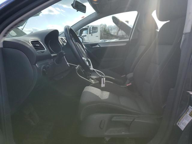 WVWDB7AJ9EW006850 - 2014 VOLKSWAGEN GOLF BLUE photo 7