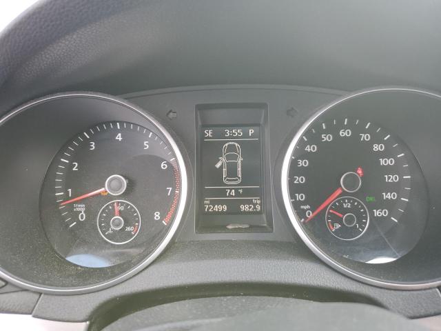 WVWDB7AJ9EW006850 - 2014 VOLKSWAGEN GOLF BLUE photo 9