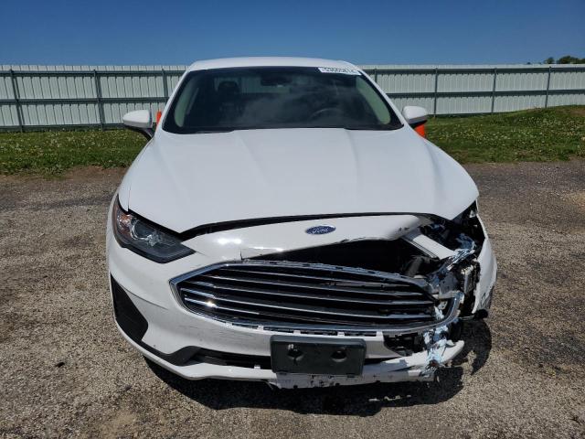 3FA6P0H70LR129017 - 2020 FORD FUSION SE WHITE photo 5