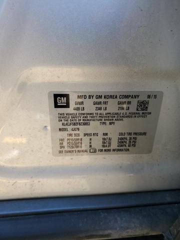 KL4CJFSB2FB230853 - 2015 BUICK ENCORE CONVENIENCE 银色 照片 12