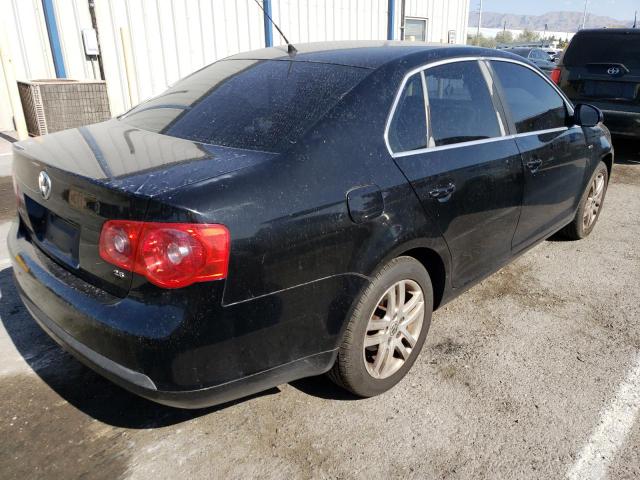 3VWEG71K77M143686 - 2007 VOLKSWAGEN JETTA WOLFSBURG BLACK photo 3