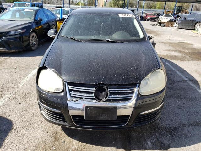 3VWEG71K77M143686 - 2007 VOLKSWAGEN JETTA WOLFSBURG BLACK photo 5