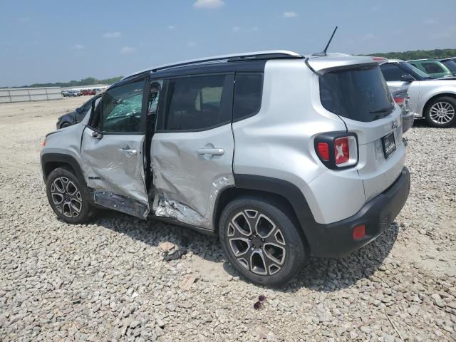 ZACCJADB5HPF04559 - 2017 JEEP RENEGADE LIMITED SILVER photo 2