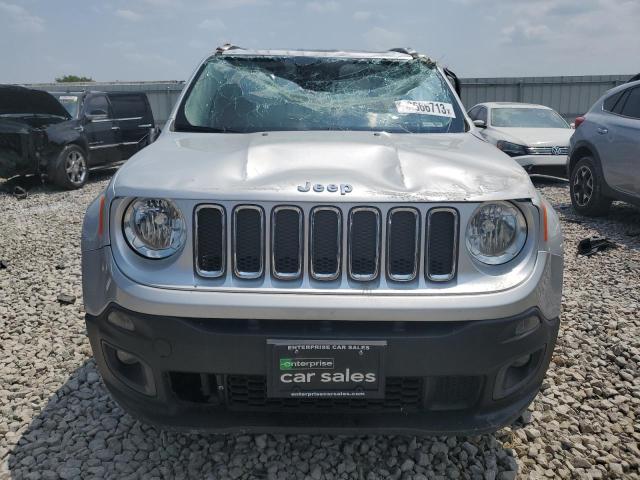 ZACCJADB5HPF04559 - 2017 JEEP RENEGADE LIMITED SILVER photo 5