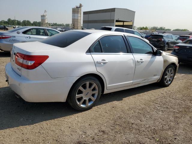 3LNHM26T59R619187 - 2009 LINCOLN MKZ WHITE photo 3