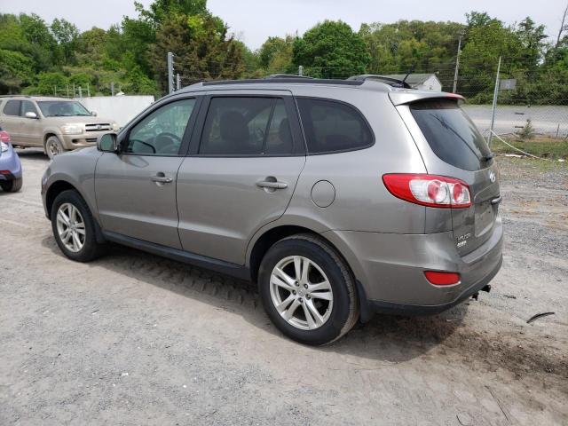 5XYZHDAG6BG045878 - 2011 HYUNDAI SANTA FE SE GRAY photo 2