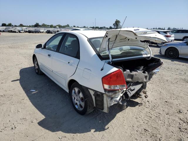 KNAFE222095663412 - 2009 KIA SPECTRA EX WHITE photo 2