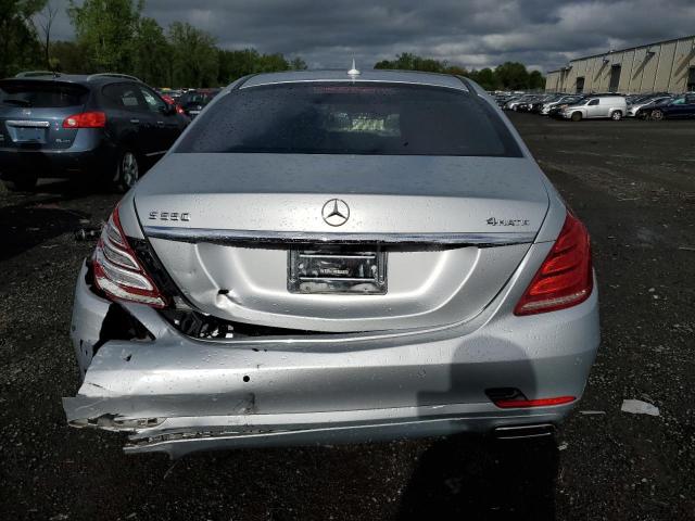 WDDUG8FB3FA158846 - 2015 MERCEDES-BENZ S 550 4MATIC SILVER photo 6