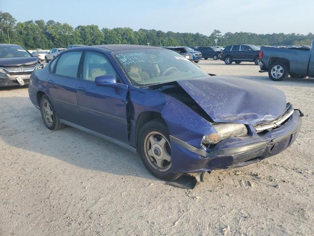 2G1WF52E859226842 - 2005 CHEVROLET IMPALA BLUE photo 4