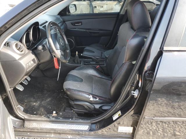 JM1BK34LX81830578 - 2008 MAZDA SPEED 3 BLACK photo 7