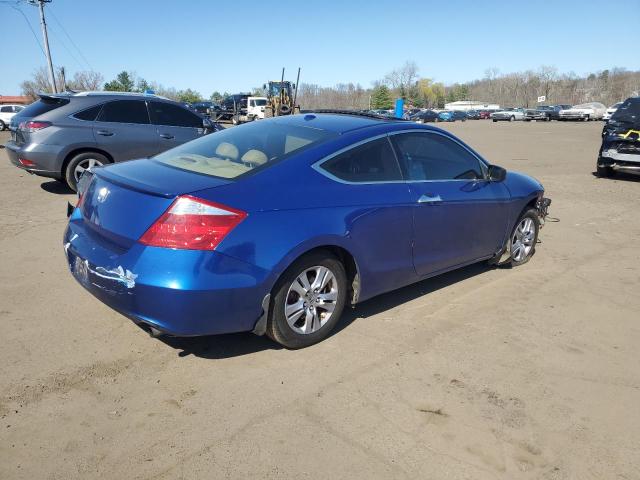 1HGCS2B83AA001937 - 2010 HONDA ACCORD EXL BLUE photo 3