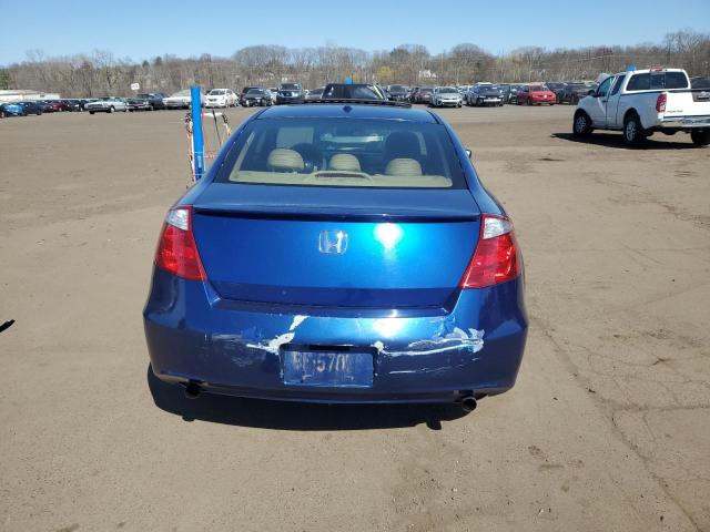 1HGCS2B83AA001937 - 2010 HONDA ACCORD EXL BLUE photo 6
