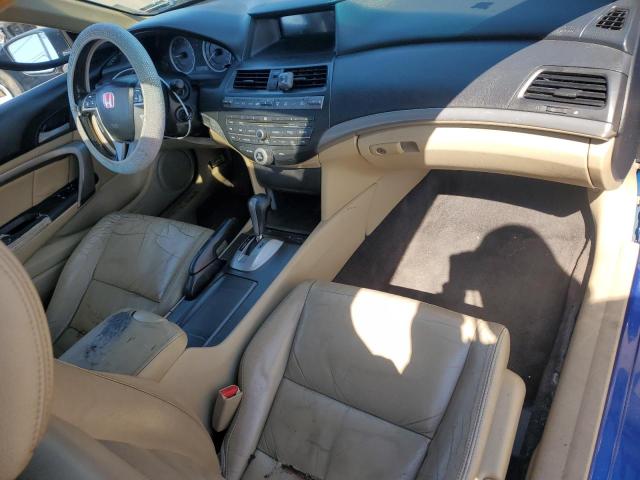 1HGCS2B83AA001937 - 2010 HONDA ACCORD EXL BLUE photo 8