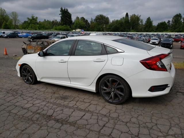 19XFC2F85KE210596 - 2019 HONDA CIVIC SPORT WHITE photo 2