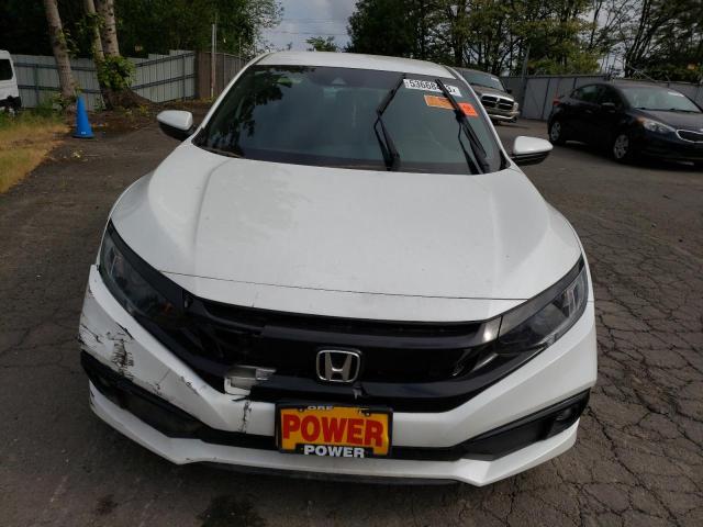 19XFC2F85KE210596 - 2019 HONDA CIVIC SPORT WHITE photo 5