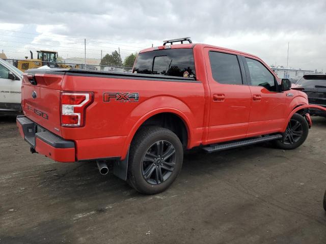 1FTEW1EG7JKD06604 - 2018 FORD F150 SUPERCREW RED photo 3