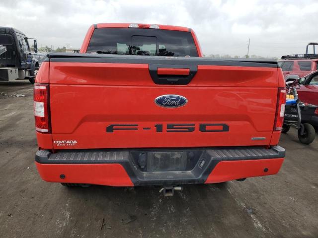 1FTEW1EG7JKD06604 - 2018 FORD F150 SUPERCREW RED photo 6