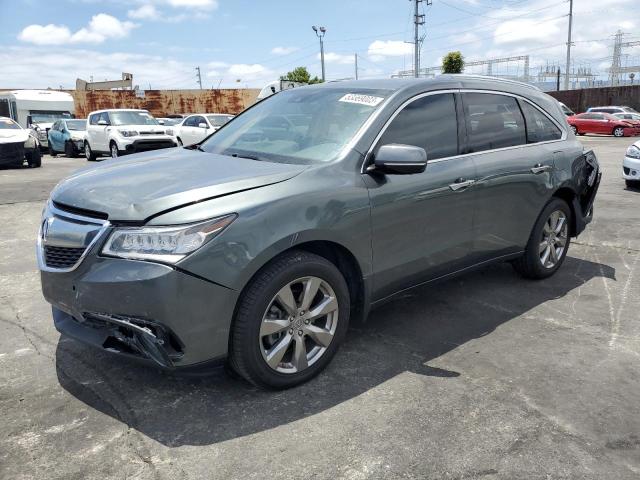 5FRYD3H97GB004178 - 2016 ACURA MDX ADVANCE SILVER photo 1