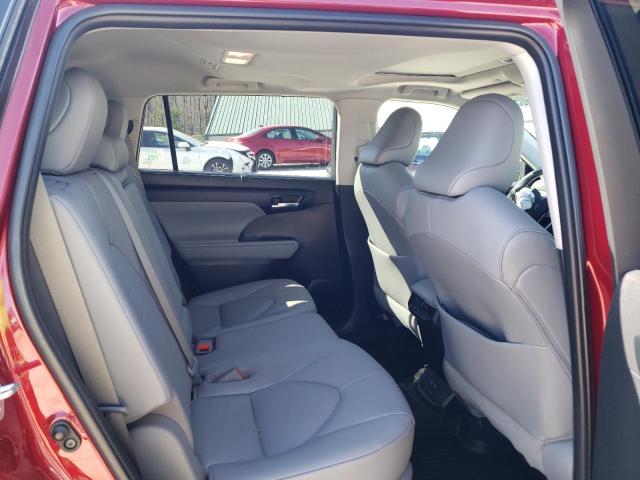 5TDGZRBH6MS099888 - 2021 TOYOTA HIGHLANDER XLE RED photo 11